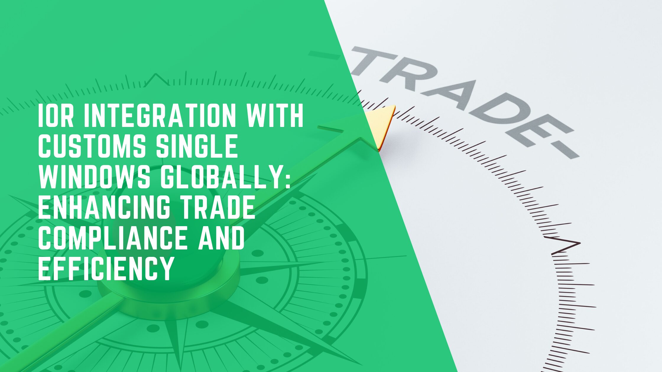 IOR Integration with Customs Single Windows for Global Trade Efficiency