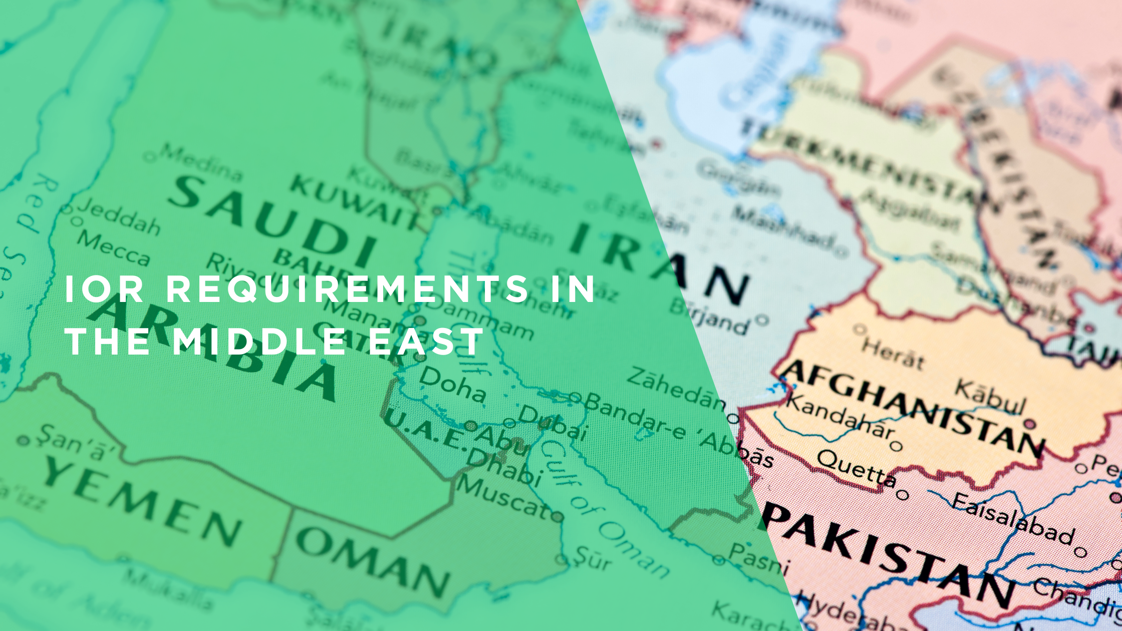 IOR Requirements in the Middle East